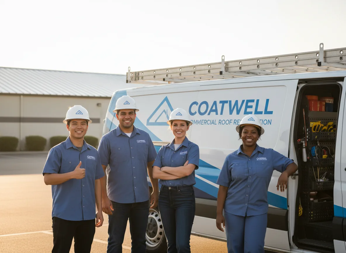 Commercial roof coating company in Goose Lake, IA